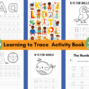 Learning to Trace Kids Activity Book
