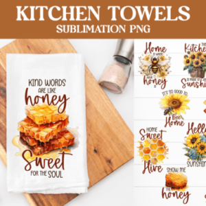 Kitchen Towel Sublimation Bundle