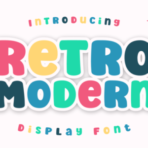 Retro Modern Font