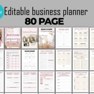 Business Planner Canva Template