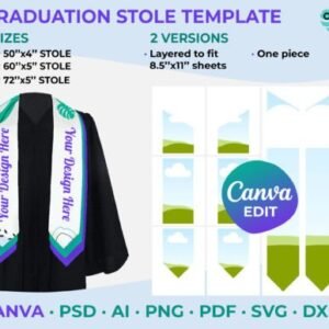 Graduation Stole Template