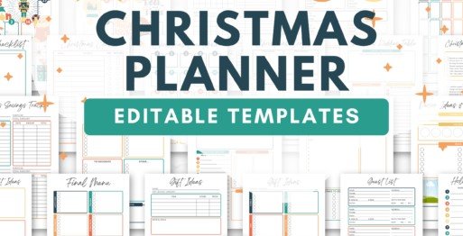 Christmas Planner Canva Templates
