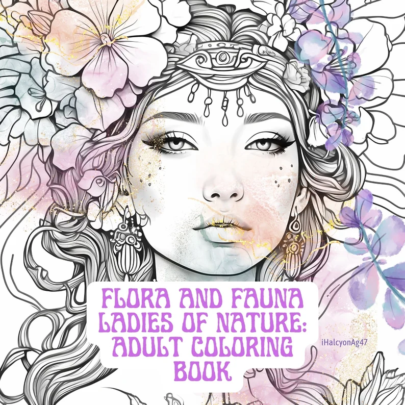 Ladies with Books - Square Books Mockups