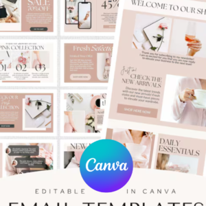 20 Food Email Marketing Canva Template
