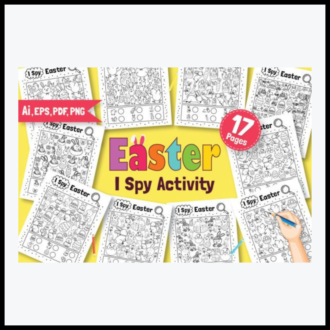I Spy Activity Book for Kids, KDP
