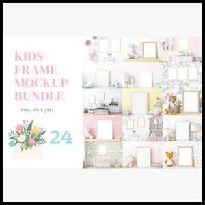 new Frame Mockup Bundle Kids